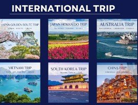 Open Trip Jepang, Korea, China, Vietnam, Australia
